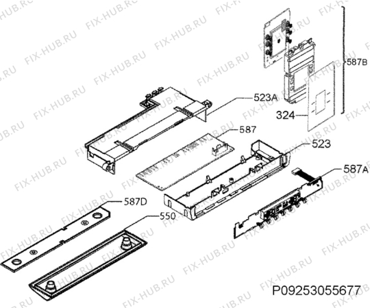 Взрыв-схема холодильника Ikea DYNAMISK 90222775 - Схема узла Diffusor